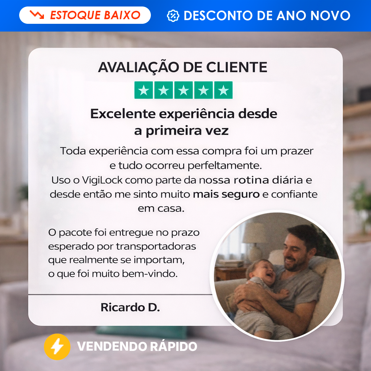 VigiLock™ Alarme Trava-Portas