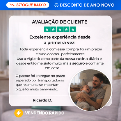 VigiLock™ Alarme Trava-Portas