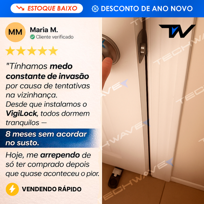 VigiLock™ Alarme Trava-Portas
