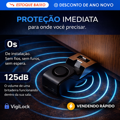 VigiLock™ Alarme Trava-Portas