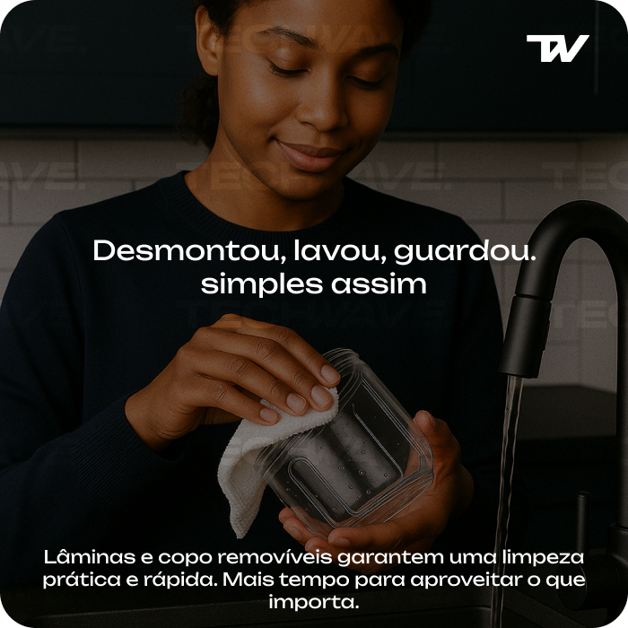 VortexGrind ®: Triturador portátil potente e compacto para sua cozinha